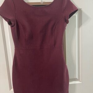 Banana Republic Rich Burgundy Mini Dress